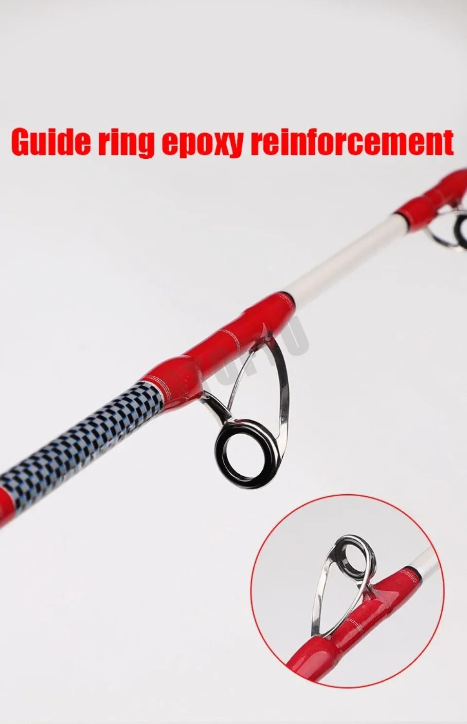 1.6M Saltwater Offshore 100-300g Casting/Spinning Carbon Fiber Boat Fishing Rod Portable Travel Fishing Rod EVA Handle Surf Rod