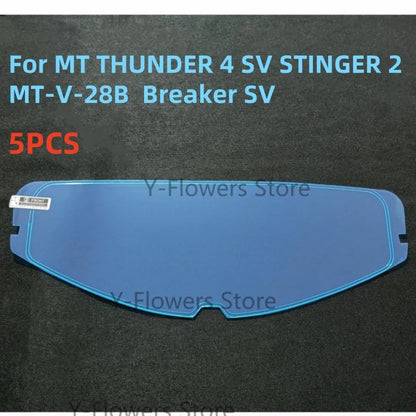 Anti Fog Film for MT THUNDER 4 SV STINGER 2 MT-V-28B Breaker SV Helmets Visor Anti-Fog Sticker Patch Motorcycle Accessories Moto