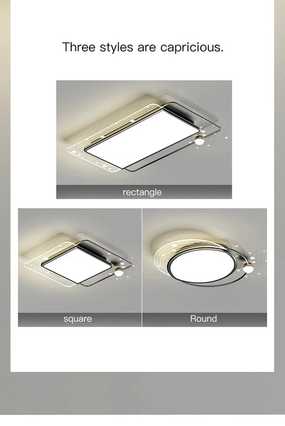 Modern Simple LED Ceiling Lamp Home Decor Bedroom Study Fixture Creative Dining Living Room Lights Children's Room Chandelier