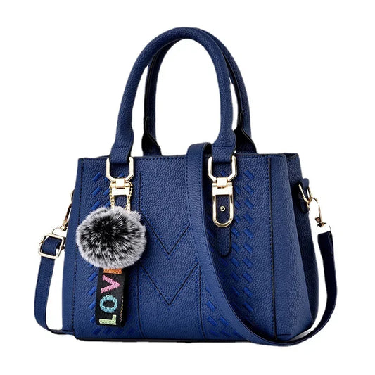 Fashionable Embroidered Large Capacity Women's Handbag Hot Sale Of The Season New Korean Style Handbag Shoulder Bag Tassel Penda