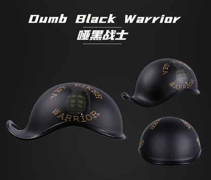 Retro Motorcycle Half Helmet Fashion Bailer for Scooter Safety Helm Spring Summer Capacetes De Moto