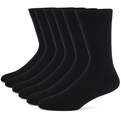 3pair Sock Leisure Athletic Sports Crew Dress Men Solid Color Striped plus-size Business Stockings mid-calf Autumn Winter B8W119
