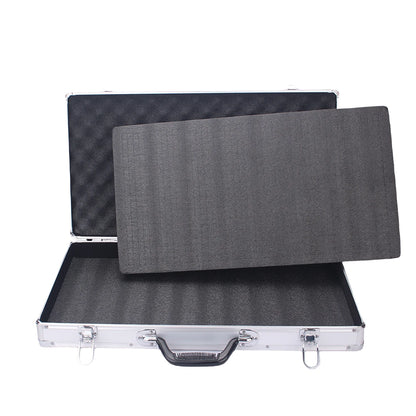 Tool Box Aluminium Equipment Case Protable Toolbox for Mechanic Large Capacity Suitcase Hard Case 58x32x8.5cm Rectangular toolbo