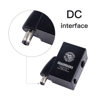 Mast K2 Wireless Tattoo Machine 3.5mm Stroke 1300mAh with Dragonhawk Battery for Beginner or Pro Studio Supplies
