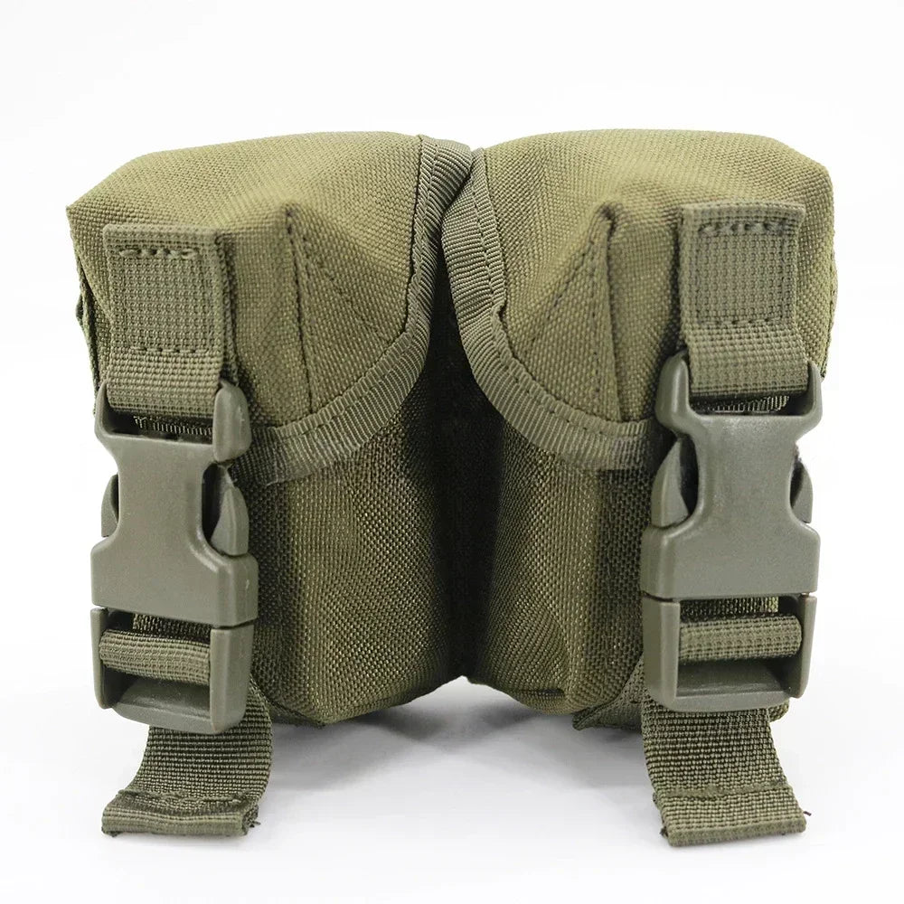 Tactical Pouch Double Frag Grenade Pack Molle EDC Tool Bag Accessory Pouch Shooting Hunting Airsoft Equipment Military Gear