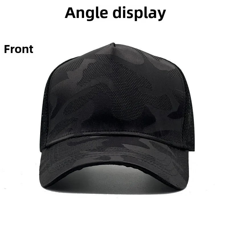 Summer Quick Drying Deeper Baseball Caps for men  Camouflage Big Size Mesh Breathable Dad Hat  Plus Size 65cm  Snapback Caps
