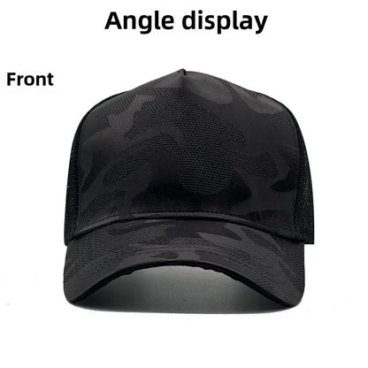 Summer Quick Drying Deeper Baseball Caps for men  Camouflage Big Size Mesh Breathable Dad Hat  Plus Size 65cm  Snapback Caps