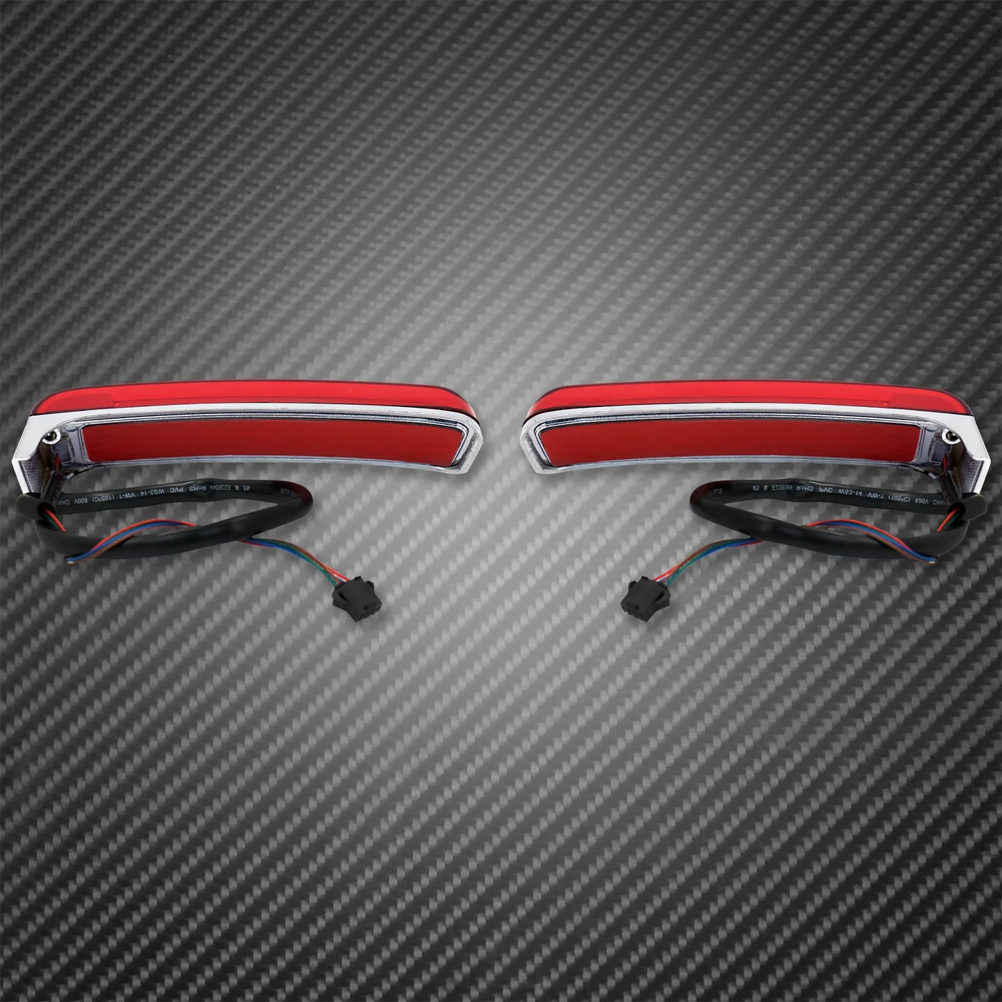 2xMotorcycle LED SaddleBag Turn Lamp Light Run Brake Light For Harley Touring Street Glide Road King FLHR Limited CVO 2014-2022