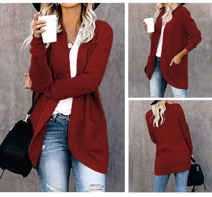 Fashion Women Cardigan Autumn Harajuku Knitted Sweater Basic Jacket Ropa Mujer Outerwear Thin Coat Streetwear New Woman Clothing
