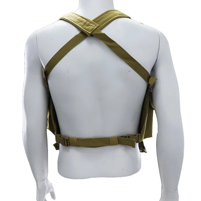 Tactical Vest MOLLE CS Training Equipment Hunting Chest Vest Security Quick Release AK Belly Pocket Vest Hunting Equipment