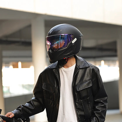 New Motorcycle Helmet DOT Approved  Full Face Racing Off-road Helmets Capacetes Men Cascos Para Moto for Harley Four Season