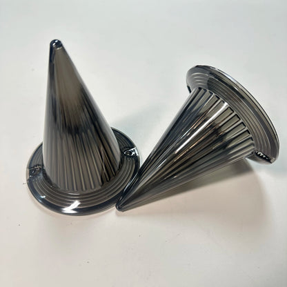 Pair Motorcycle Indicator Lens Cover Turn Signal Light Cap For Harley Touring Road Glide Road King Electra Tour Glide 1986-2021