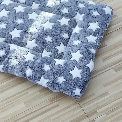 12 Color Dog Bed Mat Portable Pet Sleeping Bed Plush Blanket Washable Cat Bed Sofa Home Travel Comfort Warm Soft Flannel Blanket
