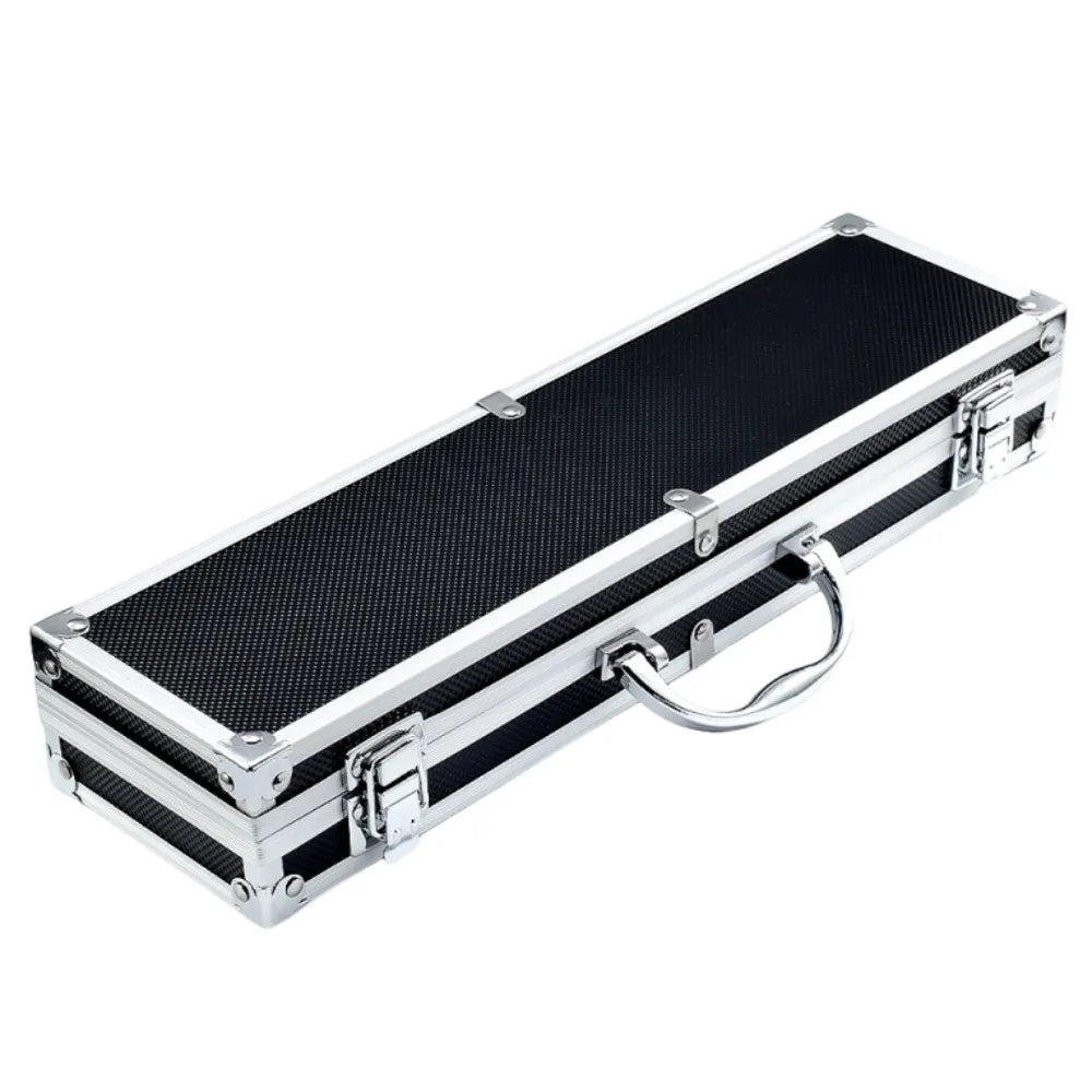 Shockproof Aluminum Alloy Tool Box Drop-Resistant Impact Resistant Portable Tool Case Protective Handheld Safety Briefcase