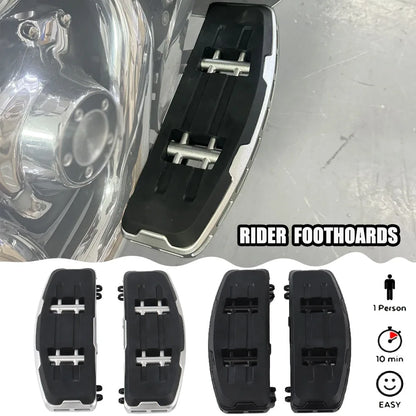 Fit For Harley Touring Road King Street Electra Glide Softail Deluxe FLD Fat Boy Trike 2024Motorcycle Rider Driver Footboard Kit