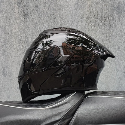 ORZ Motorcycle helmets Double Visors Modular Flip Up helmet DOT approved Full face casque moto racing Motocross helmet DOT