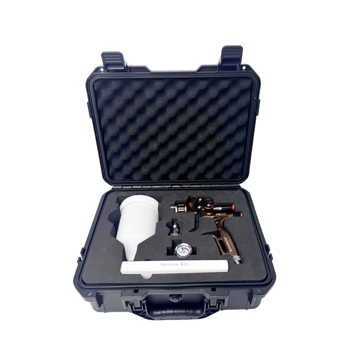 Original PORPHIS PRD-717 VS Split-Nozzle Airbrush Paint Spray Gun Automotive Professional Power Tools For clear coat Car Paint