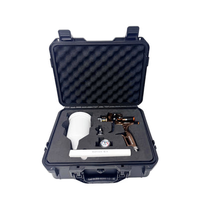 Original PORPHIS PRD-717 VS Split-Nozzle Airbrush Paint Spray Gun Automotive Professional Power Tools For clear coat Car Paint