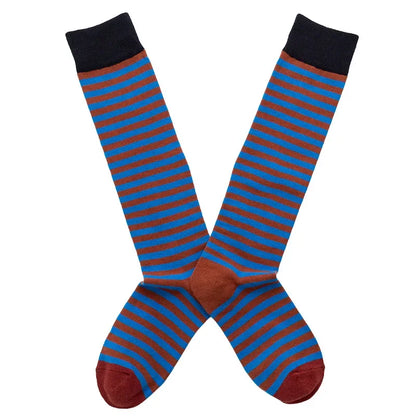Socks Women's High Tube Calf Knee-length Socks Retro Illustration Art Abstract Street Autumn and Winter Cotton Socks High Sock