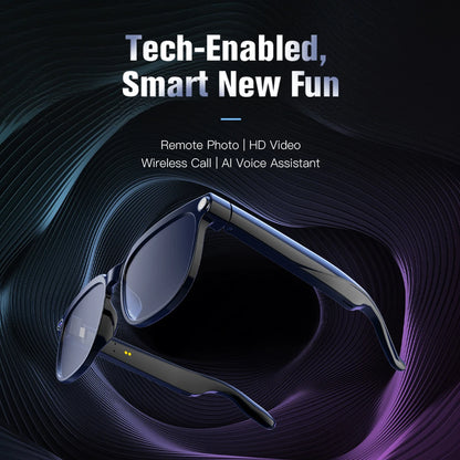 AI Smart Glasses 8MP Camera Video Recording ChatGPT Music Play Headphone Bluetooth Men Women Gifts Fashionable Glasses  2025