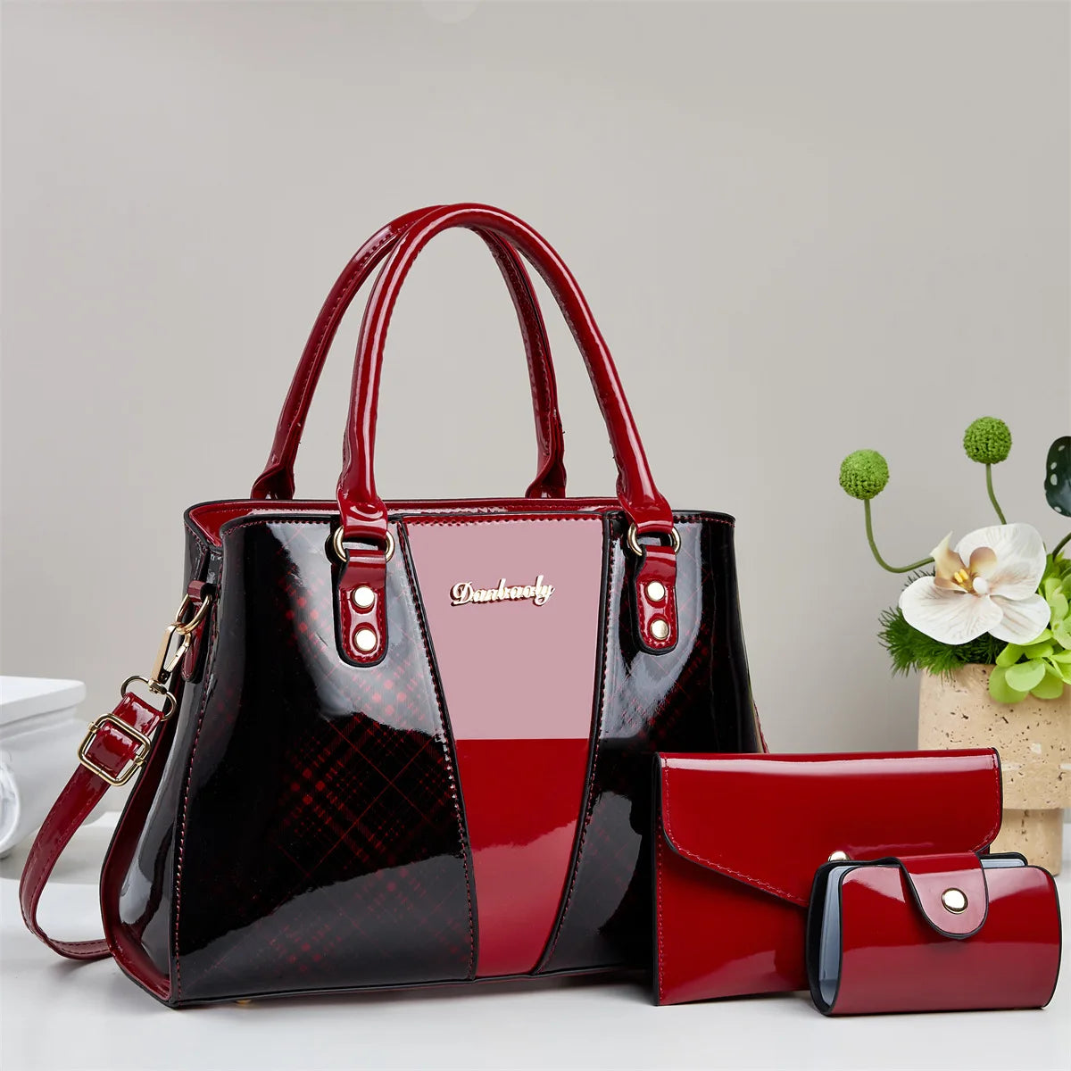 3Piece Set Women's Bag 2025 Trend New in Fashion Niche Ladies Shoulder Tote Bags for Women Shopping & Travel Bag Women Handbag