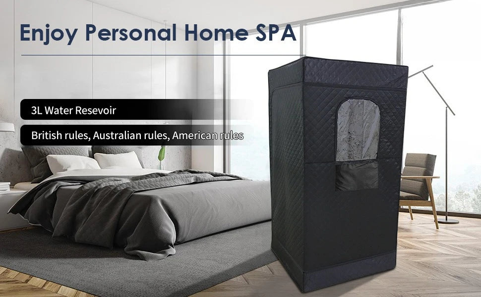 Sauna Room Sweat Steamer Box Household Mobile Folding Sauna Box Sweating Fumigation Dry Steaming Wet Steaming