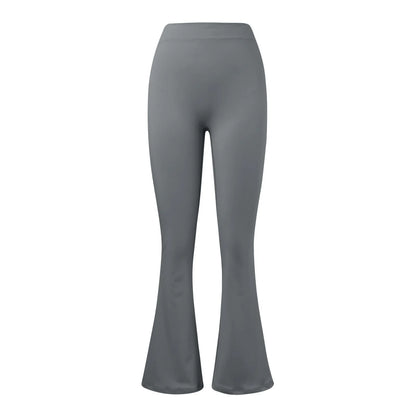 New Fashion Women's Flare Leggings V-shaped Hip Yoga Pants High Waist Wide Leg Pants Women Gym Sport Flared Pant Casual Leggings