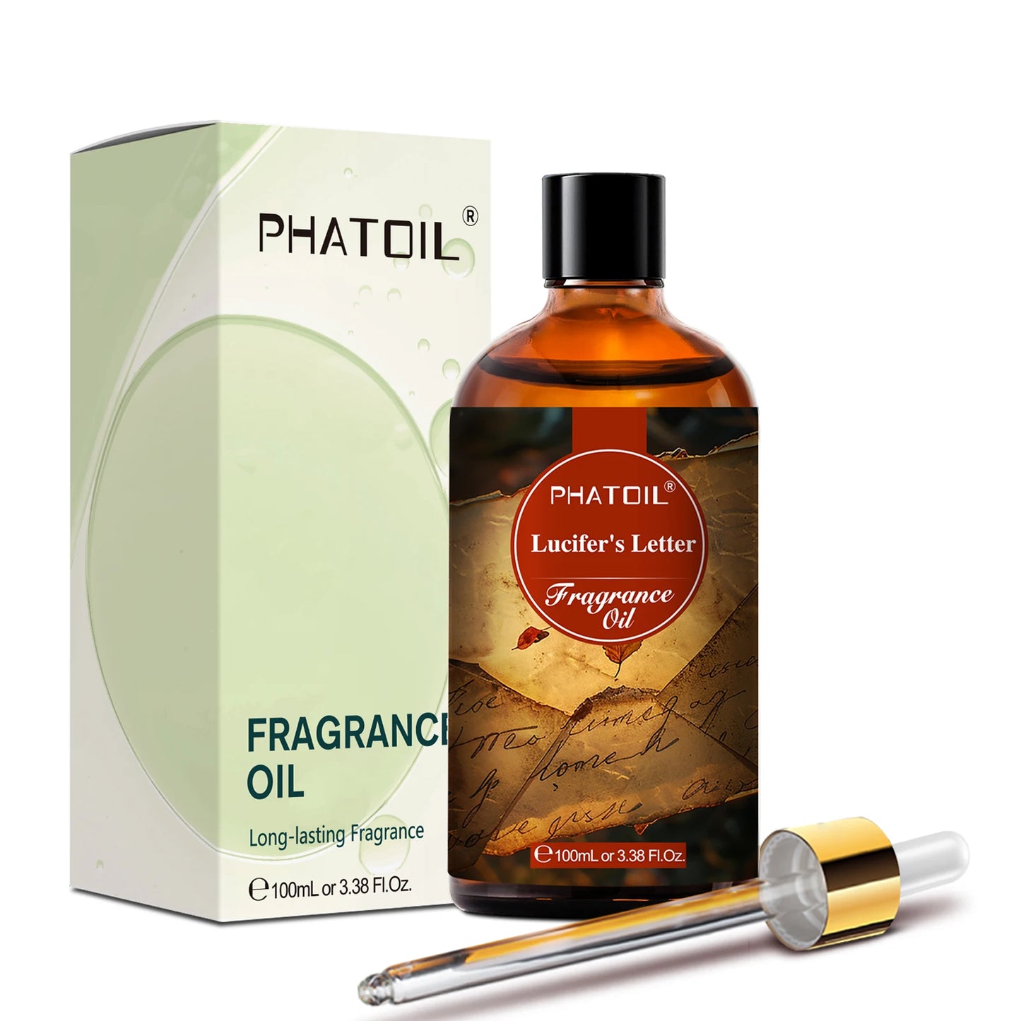 PHATOIL 100ML with Dropper Fragrance Oil For Diffuser Fruit Carnival Almond Vanilla Golden Vintage No.1 Lucifer's Letter Oils