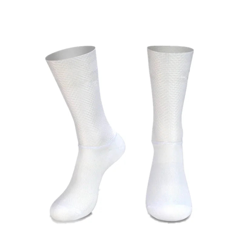 Aero New Team Pro Anti Socks Slip Silicone Cycling Socks Men Bicycle Sport Running Bike Socks Calcetines Ciclismo