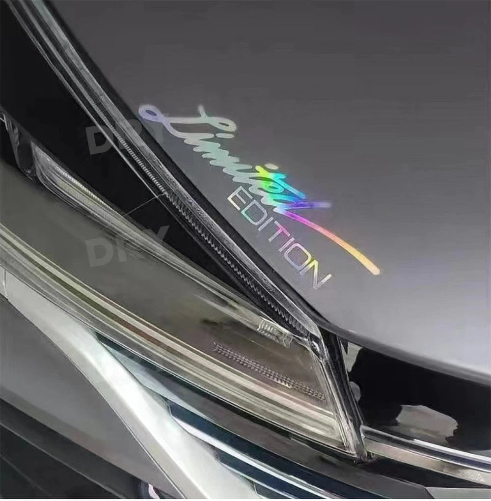 Personalized Limited Edition Stickers Reflective Car Stickers Creative Stickers Decal Window Decor Auto Bumper Sticker