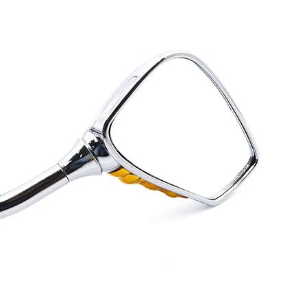 Universal Motorcycle Skull Hand Claw Rear-View Side Mirror Universal Fit Mirror Bolt For Street Sport Bike Chopper Cruiser