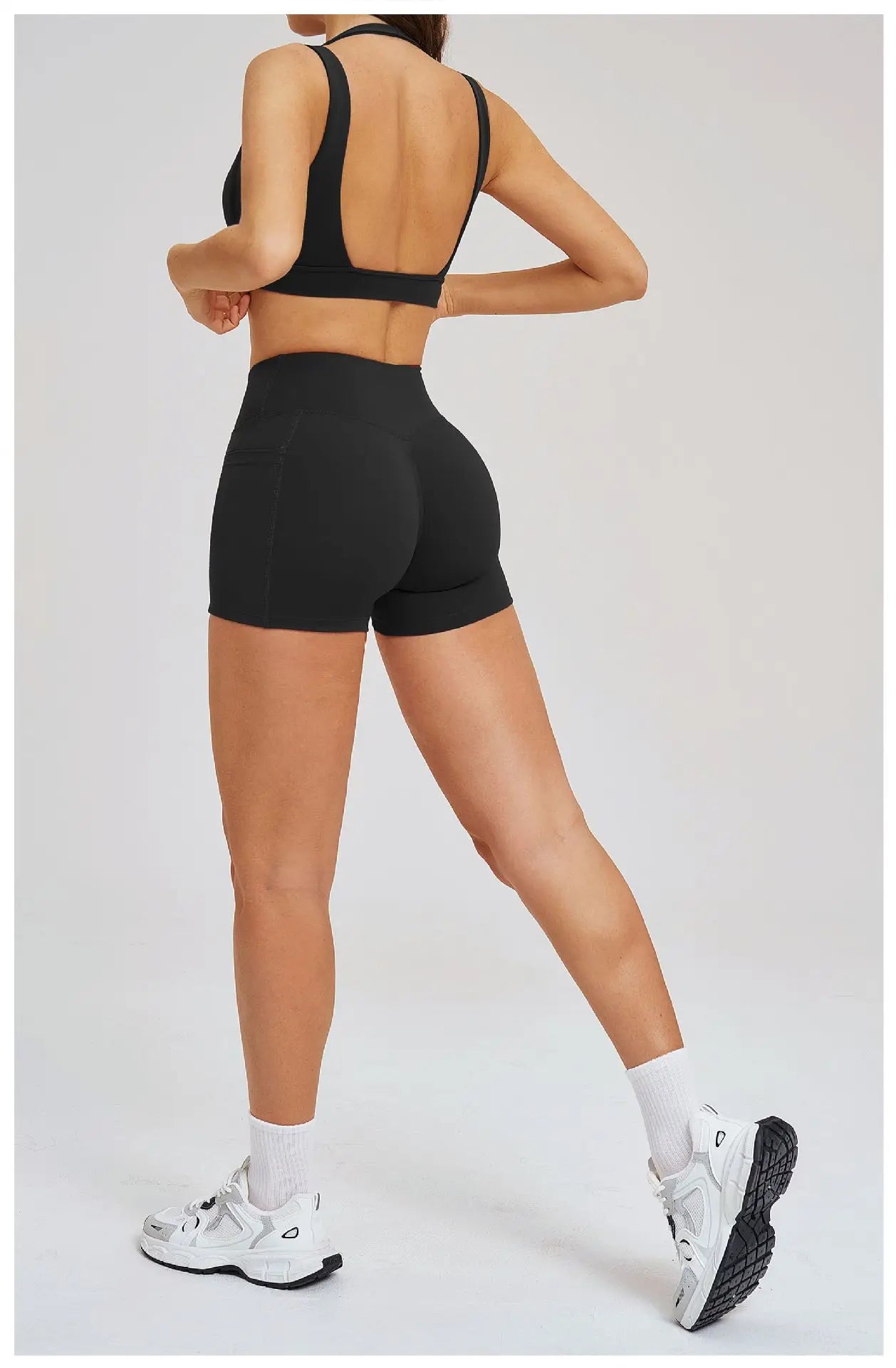 2 Pieces Yoga Suit for Women Clothes Sports Bra Shorts Sports Set Gym Running Training Sexy High Waist Butt Lift Sports Yoga Set