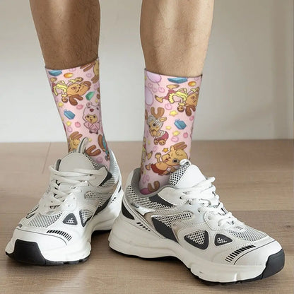 Fashion Men's Socks Harajuku Tony Tony Choppers Sock Luffys Zoros Trafalgar Law Anime Women's Socks Spring Summer Autumn Winter