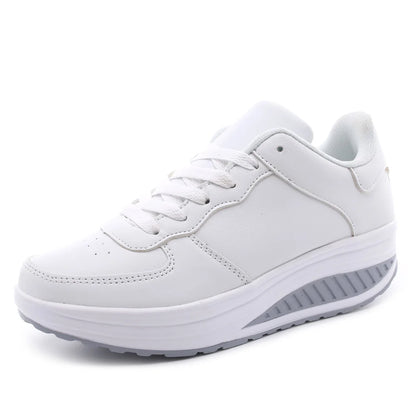 Women Sneakers Fashion Platform Shoes Lace Up Women Casual Flats Shoes Outdoor Lightweight Walking Women Shoes Zapatos De Mujer