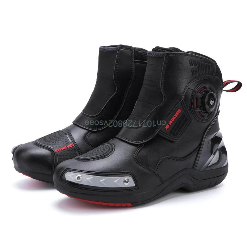 Motorcycle Riding Boots Summer New Anti-fall Casual Cycling Shoes Men's Outdoor High-top Cross-country Race Motorcycle Shoes