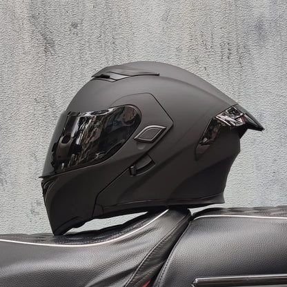 ORZ Motorcycle helmets Double Visors Modular Flip Up helmet DOT approved Full face casque moto racing Motocross helmet DOT