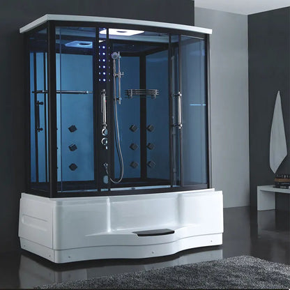 Customization Hot Cheap Family Multi-function Sauna Wooden Steam Shower Room