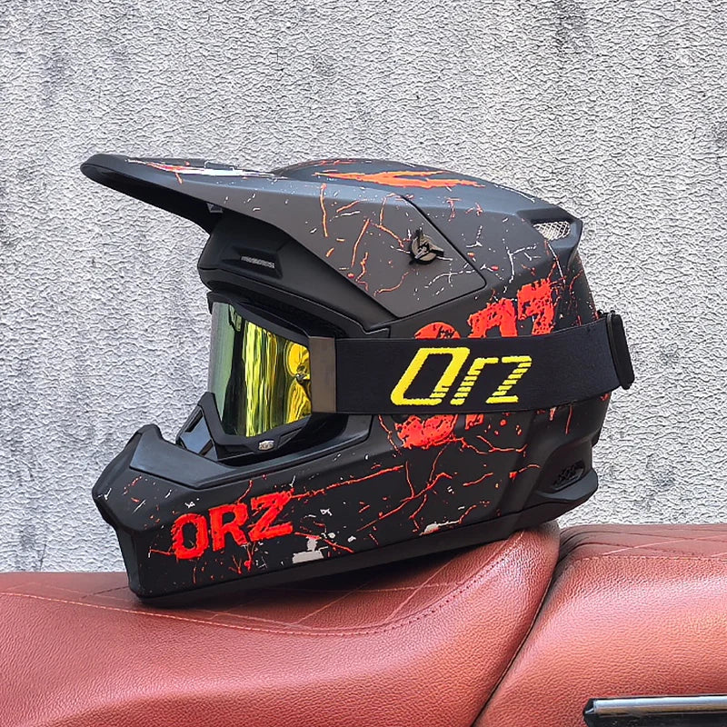 ORZ's new motorcycle off-road helmet, rally helmet, and mountain bike downhill helmet