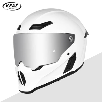 Motorcycle Helmet All-Season Universal Retro Men's Bike Racing Street Bike Riding Running Motorcycle Riding Safety Helmets