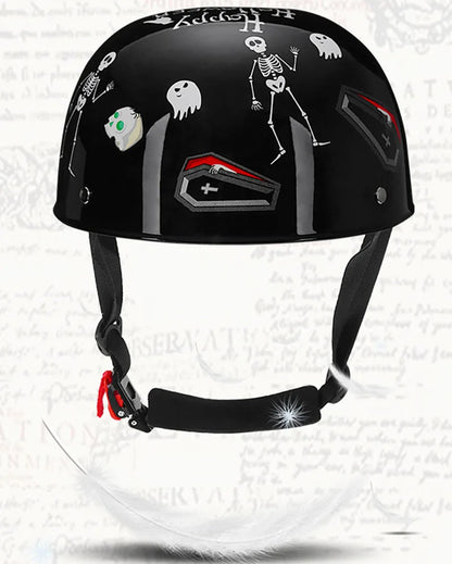 2022 Baseball Cap Helmet Motorcycle Vintage Retro Helmets Summer Open Face Scooter Cruiser Chopper Gangster DS Men Women
