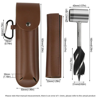 Sports Jungle Crafts Camping Bushcraft Accessories Auger Wrench Outdoor Survival Hand Drill Survival Gear Tool