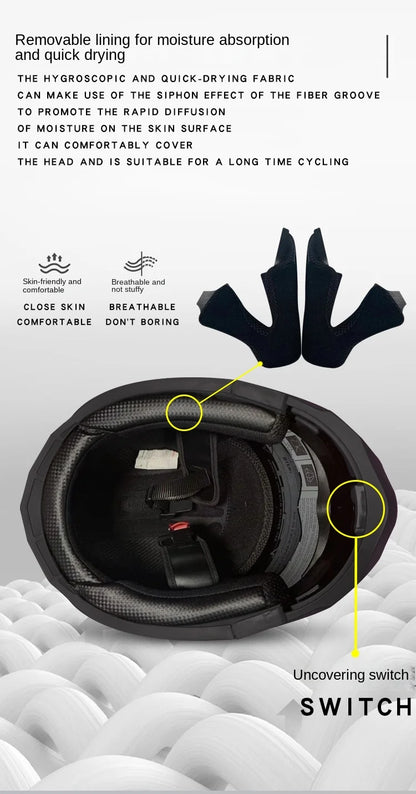 ORZ new motorcycle helmet with dual sunshades full face racing Bluetooth modular flip helmet for men and women DOT approval