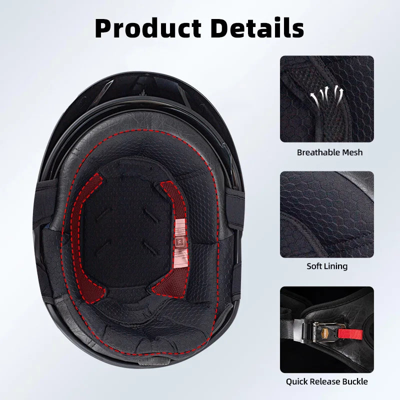 Summer Motorcycle Helmet S-XXXL Cascos Para Moto Retro Half Face Motorbike Riding Anti-UV Len Cool Style Chopper for Men Use
