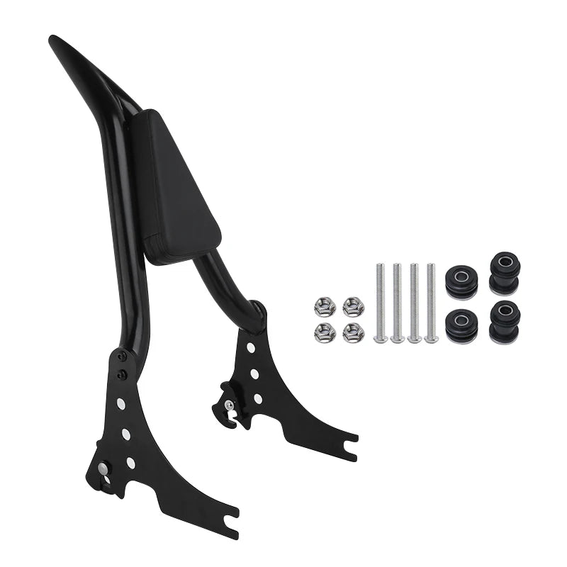 Motorcycle Rear Passenger Sissy Bar Backrest with Cushion Pad Detachable For Harley Sportster XL 1200 883 72 48 Iron 2004-2022