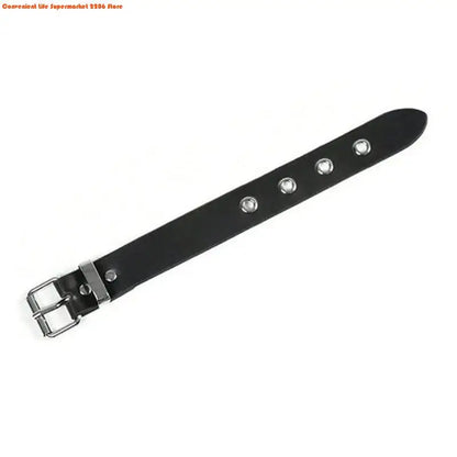 E06E Cool Punk Bracelets Men Women Retro Bracelet Adjustable Wrist Belt Buckle Styles Cuff Bangle Bracelet for Party Club Daily