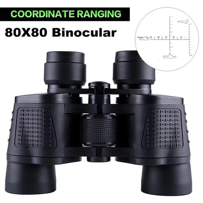 CAOX Professional Binoculars 80X80 Long Range 15000m HD Telescope Low light night vision for Hunting Camping Hiking Trave Sports