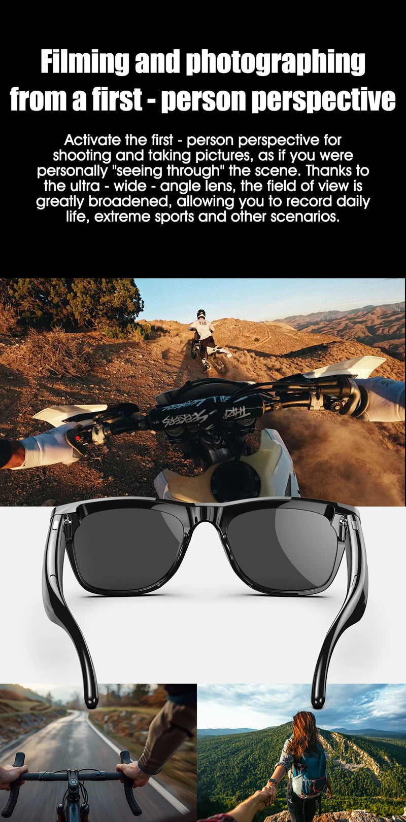 1080 AI Smart Glasses GPT 100mp Multifunctional HD Camera Chat Bluetooth Call Voice Music Assistant AI Translation Smart Glasses