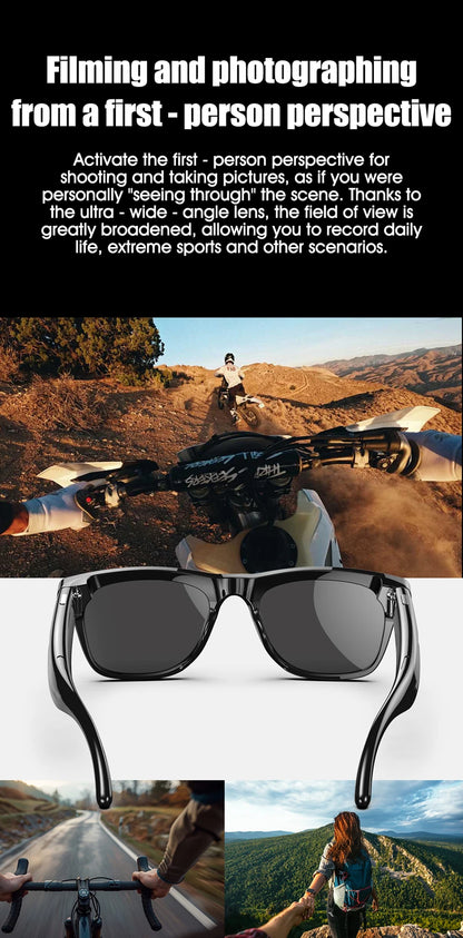 1080 AI Smart Glasses GPT 100mp Multifunctional HD Camera Chat Bluetooth Call Voice Music Assistant AI Translation Smart Glasses
