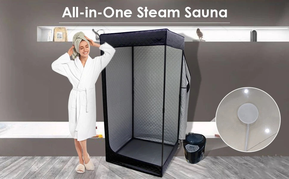Sauna Room Sweat Steamer Box Household Mobile Folding Sauna Box Sweating Fumigation Dry Steaming Wet Steaming