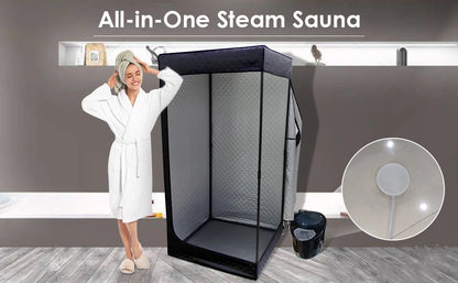 Sauna Room Sweat Steamer Box Household Mobile Folding Sauna Box Sweating Fumigation Dry Steaming Wet Steaming